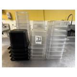 1/6 Sized Plastic Inserts - 6' Deep - 34 pcs