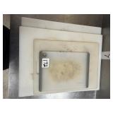 Assorted Lot of White Cutting Boards