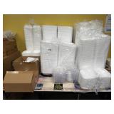 Large Lot of To Go Containers & Bags