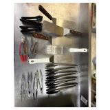 Large Assorted Lot of Spatulas & Tongs