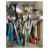 Large Assorted Lot of Cooking Utensils