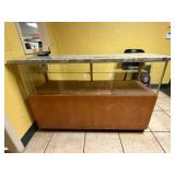 Hostess Station w. Marble Top & Merch Storage