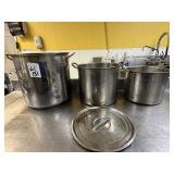 Assorted Sized Stock Pot