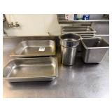 Assorted Sized Lot of Insert Pans - 8 pcs