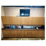 Commercial Salon Wall Cabinet Storage System