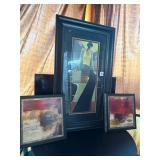 Art Deco Wall Art - 3 pcs