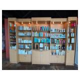 Merchandising Wall Display Cabinets