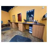 3 Station Salon Styling Workstation