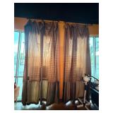 Assorted Window Curtains & Hardware