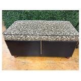 Upholstered Storage Bench/Ottoman