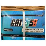 Cat-5 Fasteners 1-5/8' Galvanized Tin Caps