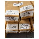 Black Eave Drip Metal Edge Flashing - 2.5' Face...