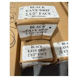 Black Eave Drip Metal Edge Flashing - 2.5' Face...