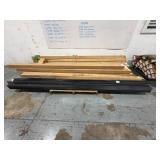 Assorted Lot of Blk Metal Drip Edge Flashing -...