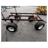 2,000 lb Four Wheel Material Cart