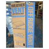 SEMCO 4' WeatherVent Off-Ridge Roof Vents
