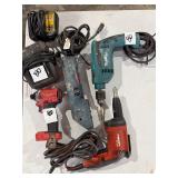 Mixed Power Tools and Chargers Lot