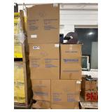 10' Brown Galvanized Gooseneck Roof Vents