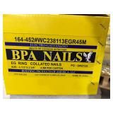 BPA 2-3/8' EG Ring Collated Nails 4.5M