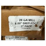 Stone Metal 26 GA Mill 6.00' Drip Edge Flashing...