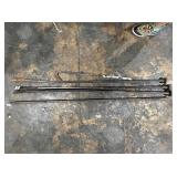 Lot of Assorted Roofing Pry Bars and Wrecking Bars