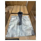 Mayco 1.5' 2.5# 18x18x10 Lead Roof Flashing Boot