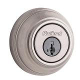 Kwikset SmartKey Satin Nickel Metal Deadbolt