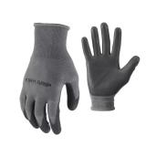 Large Polyurethane Grip Work Gloves 2 Pack)