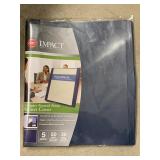 Designer frosted front report cover, 5 pc