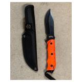 Large knife, 4 blade with sheath