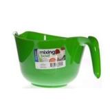 3 Pack RED /BLUE Frontline 85oz Mix Bowl/handle