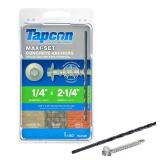 1/4 in. X 2-1/4 in. Maxi-Set Silver Hex-Head Concr