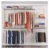 Rubbermaid Configurations 4-8 foot closet kit- Whi