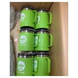 6 Pack Lime Green Small Drink Tumblers