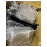 Box of Retail Shelf Brackets & Clear Displays