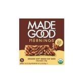 2 pack MadeGood Morning Chocolate Chip Bars - 5ct/