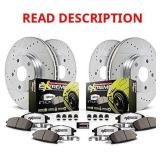 Power Stop K6083-26 Front and Rear Z26 Carbon Fibe