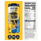 12 pack Super Coffee XXTRA Vanilla Iced Coffee, 15