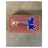 Small wood box, tooth fairy
