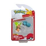 POKEMON BATTLE FIGURE CHESPIN AND BELDUM