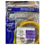 36 Inch X 1/2 Stainless Steel Gas Connector Gas Wa