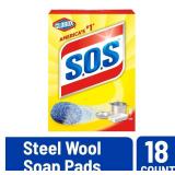 12 Boxes Damaged Steel Wool Soap Scouring Pads (18