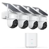 360 Solar Powered PTZ Security Camera Kit-3MP 360