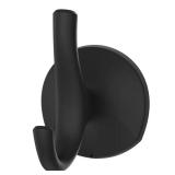 Ladera Single Robe Hook in Matte Black