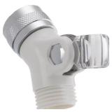 Pin Mount Swivel Connector for Hand Shower in Whit