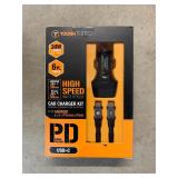 High speed usb-c car charger kit