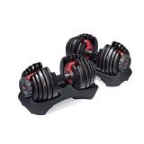 Bowflex SelectTech 552 Dumbbell Set - Black