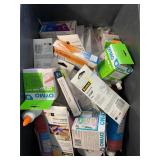 Lot of miscellaneous items and desk supplies