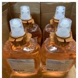 4 pack Foaming pink lotion soap, 1250 mL