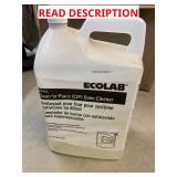 Ecolab oven cleaner, 2.5 gal
